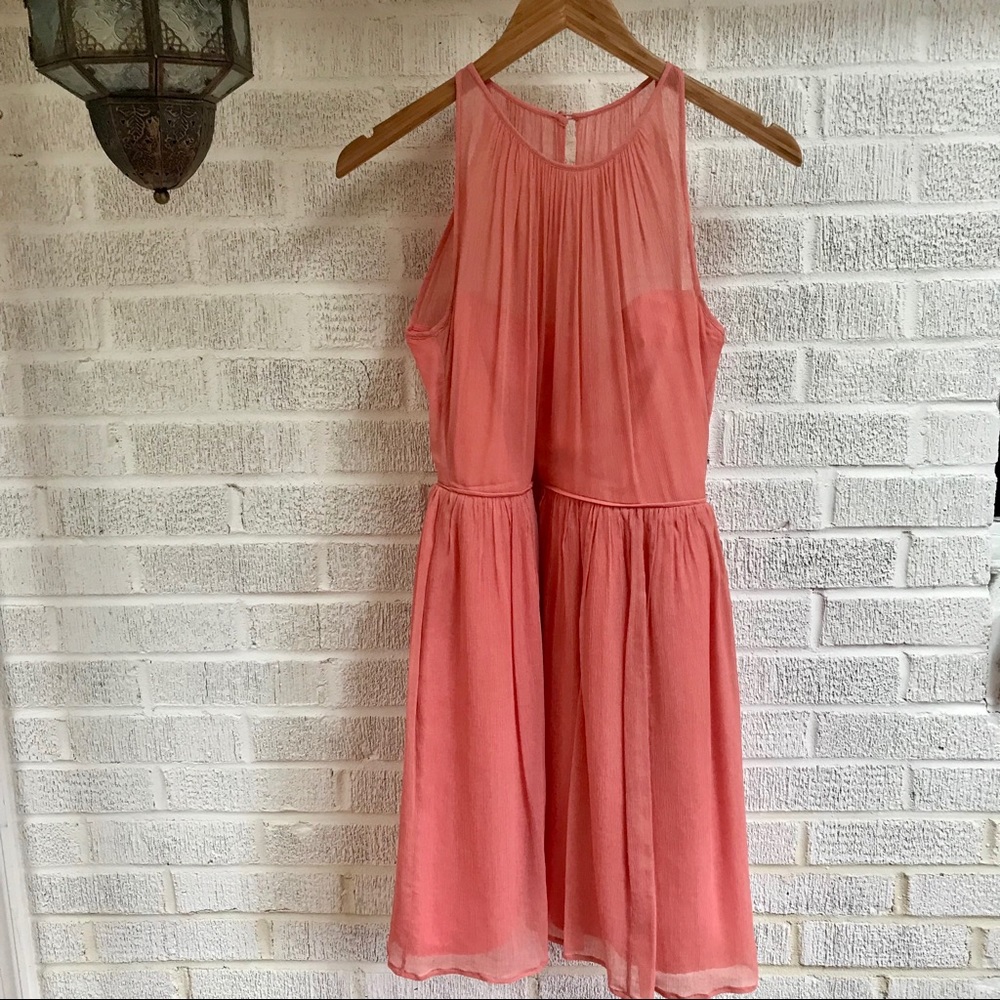 J.Crew Megan Silk Chiffon Dress